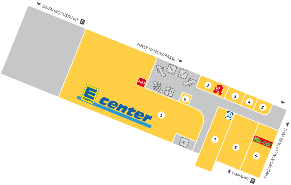 Lageplan Erdgeschoss